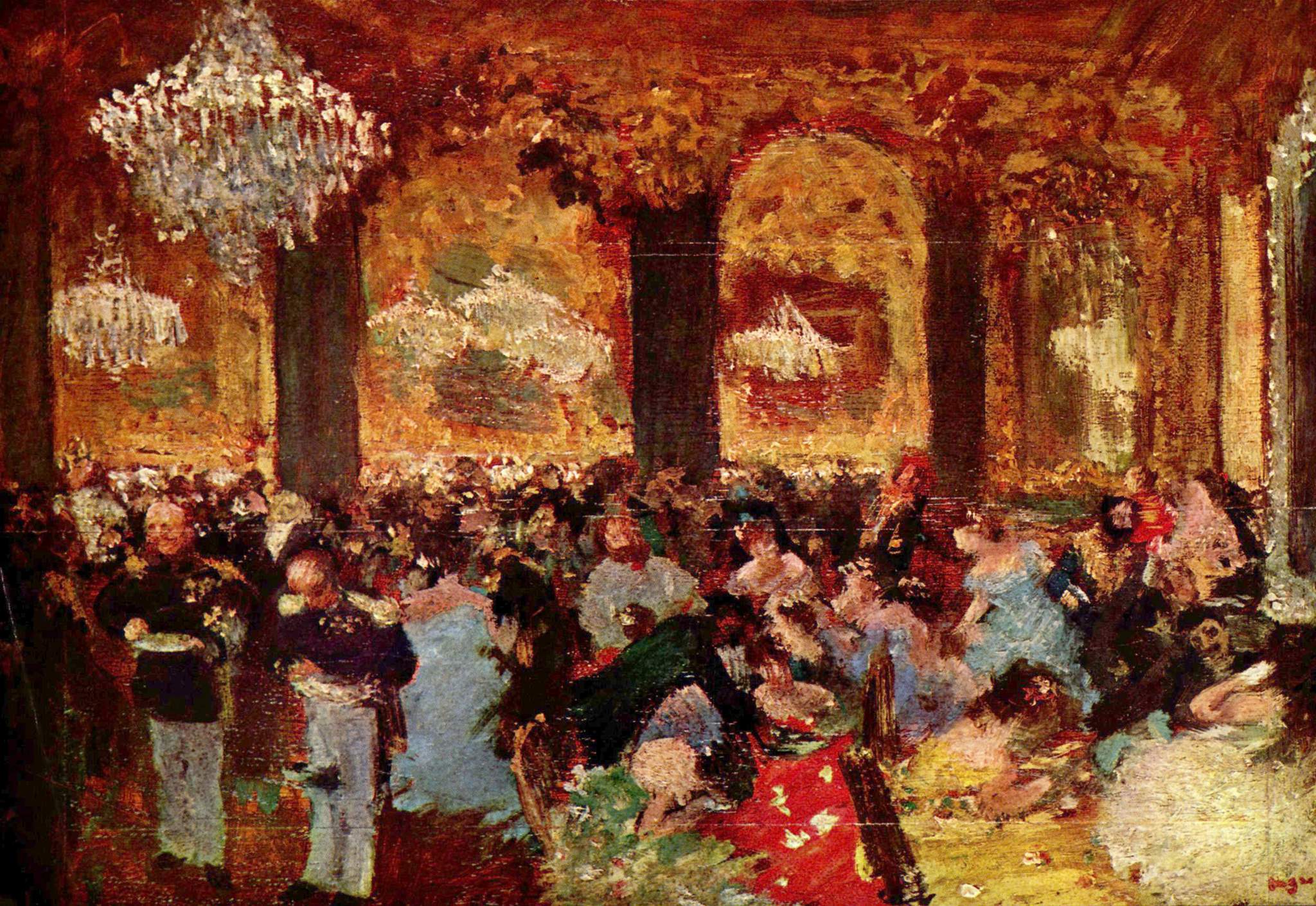 Dinner at the Ball 1879